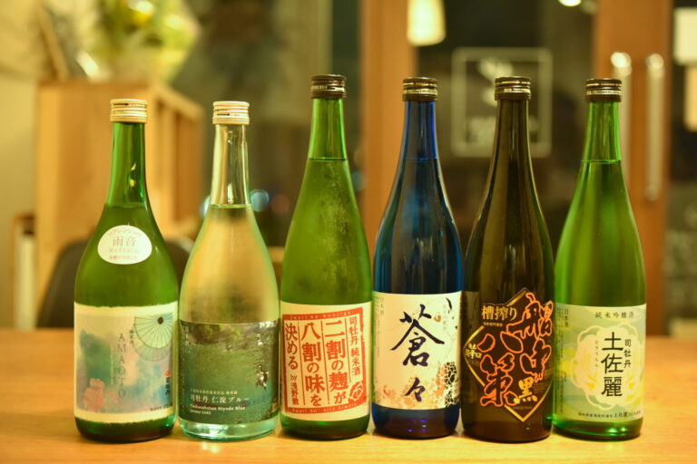 司牡丹の6種の日本酒